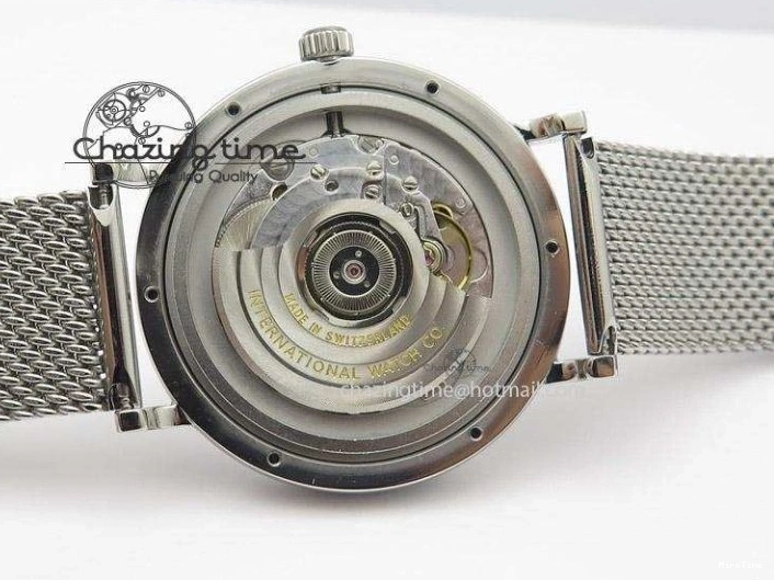 MIROTIME 0810 Portofino SCHAFFHAUSEN SS MKF 1:1 Best Edition Blue Dial On Mesh Bracelet A Versatile 7338